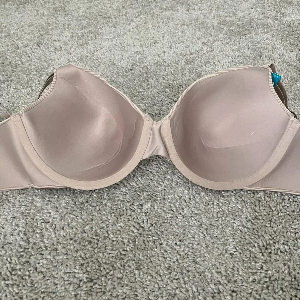 Vanity Fair Bra Coconut Stripe 38D NWT - Picture 3 of 5